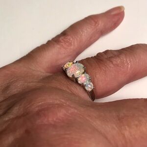 Opal 925 Sterling Silver Ring